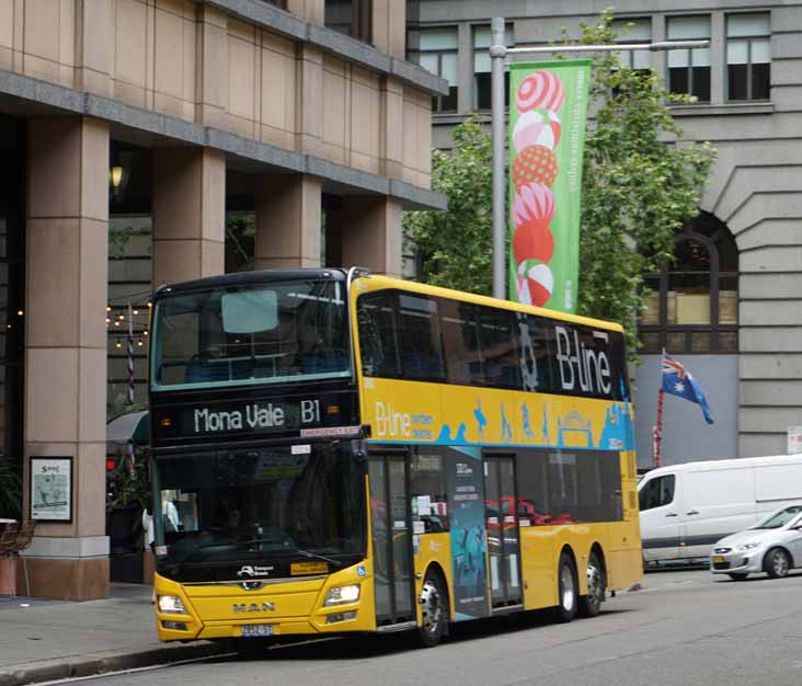 Sydney Buses MAN ND323F Gemilang Eco doubledecker B-Line 2852